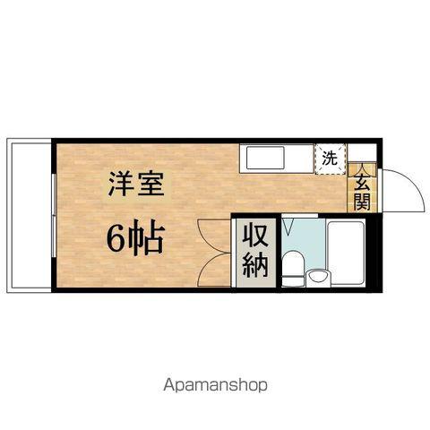 ハイムロベリア(ワンルーム/3階)の間取り写真