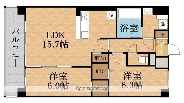LA FELICE IMAZATO(2LDK/4階)の間取り写真