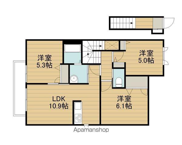 グリーンメゾン(3LDK/2階)の間取り写真