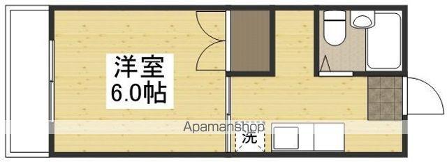 メゾンムシカ(1K/3階)の間取り写真