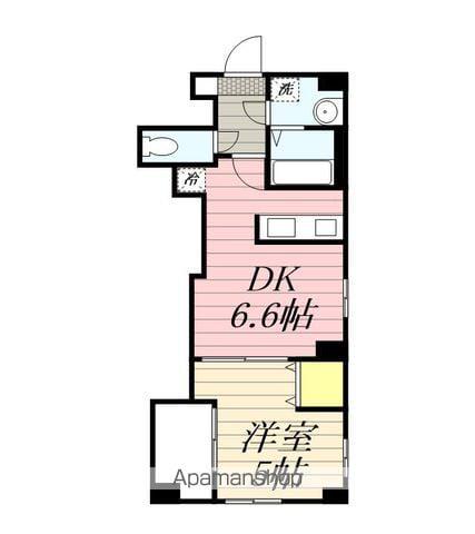 金太郎ヒルズ347(1DK/3階)の間取り写真