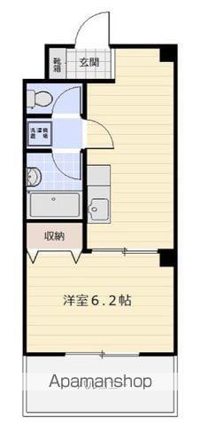 藤井ビル(1DK/5階)の間取り写真