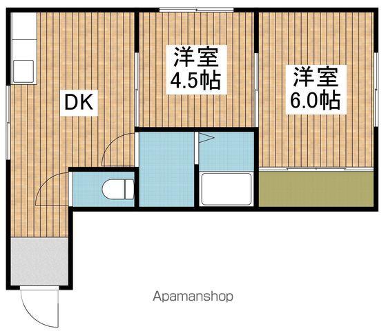 L COLLECTION 関屋田町(2DK/3階)の間取り写真