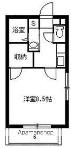 SUN SHINE葉月館(1K/4階)の間取り写真