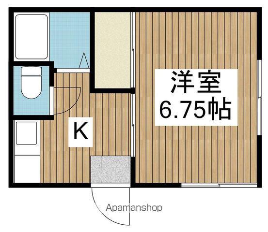 第13べるハウス(1K/2階)の間取り写真