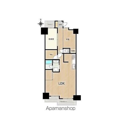 ダイアパレス東白壁(2LDK/2階)の間取り写真