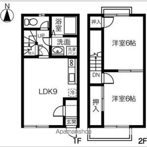 ＤＵＰＬＥＸ　国王７７(2LDK)の間取り写真