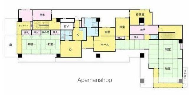 サンスクエアビル(5SDK/10階)の間取り写真