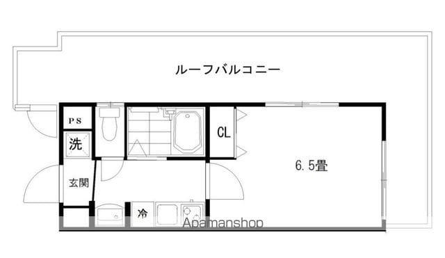 エルシア中野(1K/3階)の間取り写真