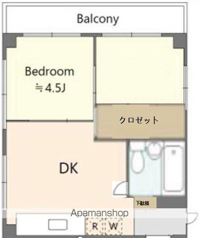 エージーコーポ東高円寺(2DK/1階)の間取り写真