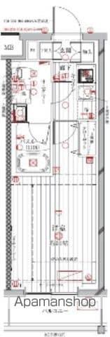 レガリス中野鷺宮(1K/3階)の間取り写真
