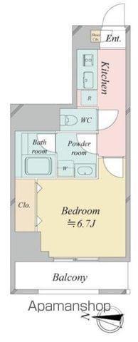 フロンティアレジデンス板橋(1K/3階)の間取り写真