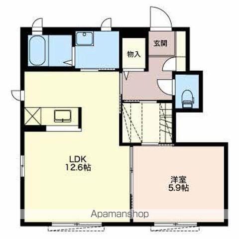 コンフォート・ヴィラ(1LDK/1階)の間取り写真