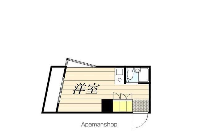 幕張マンション(ワンルーム/2階)の間取り写真
