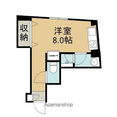 KEIKA BLD(ワンルーム/3階)の間取り写真