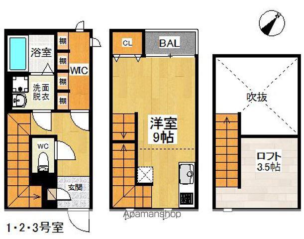 DUPLEST GLANZ(ワンルーム/1階)の間取り写真