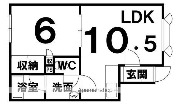 VAN17(1LDK/2階)の間取り写真