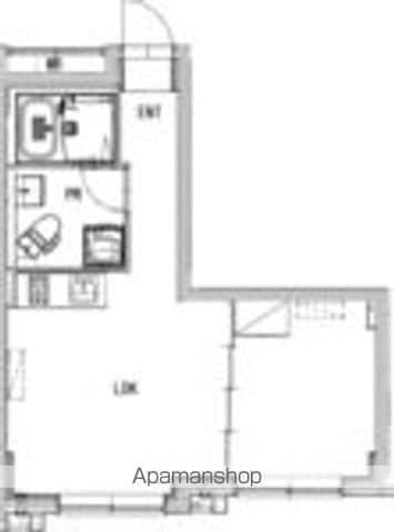 FIKA代々木上原(1LDK/5階)の間取り写真