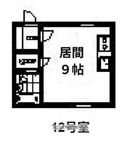 PARK TOWNB(ワンルーム/2階)の間取り写真