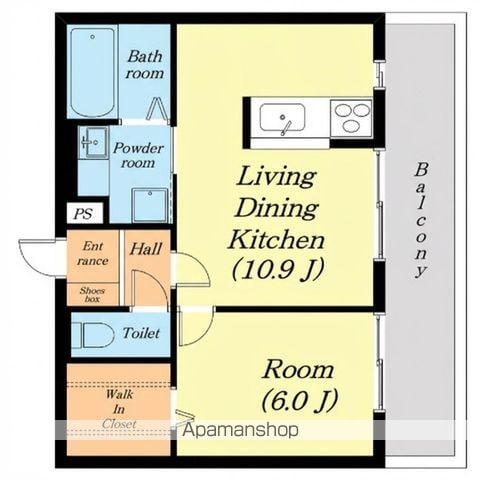 フィーデル プラッツⅡ(1LDK/3階)の間取り写真
