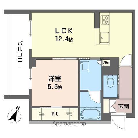 レスポアール(1LDK/2階)の間取り写真