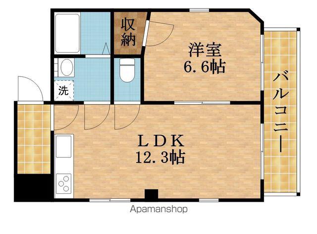 土居マンション(1LDK/3階)の間取り写真