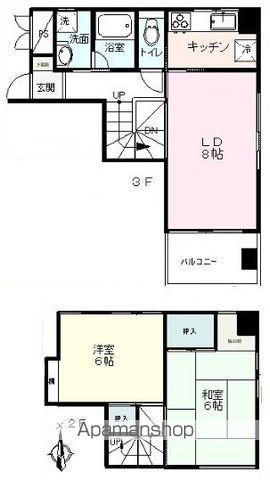 ＦＴビル(2LDK)の間取り写真