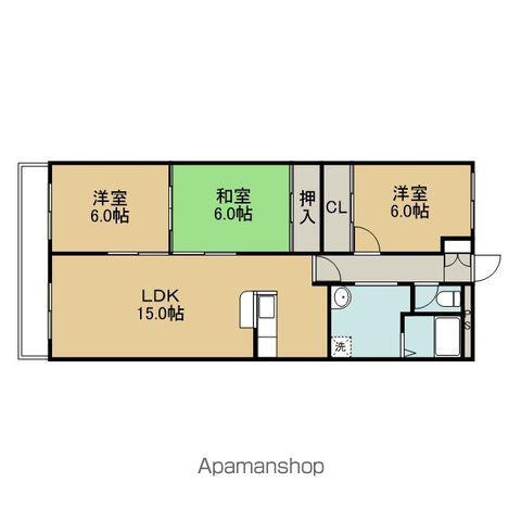 Jステージ日の出(3LDK/3階)の間取り写真