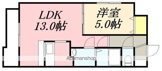 メゾンパティオリーブル美原(1LDK/7階)の間取り写真