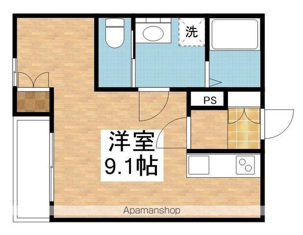 メゾンT・S学校町(ワンルーム/2階)の間取り写真