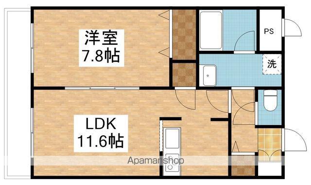 グランディオーズ(1LDK/1階)の間取り写真