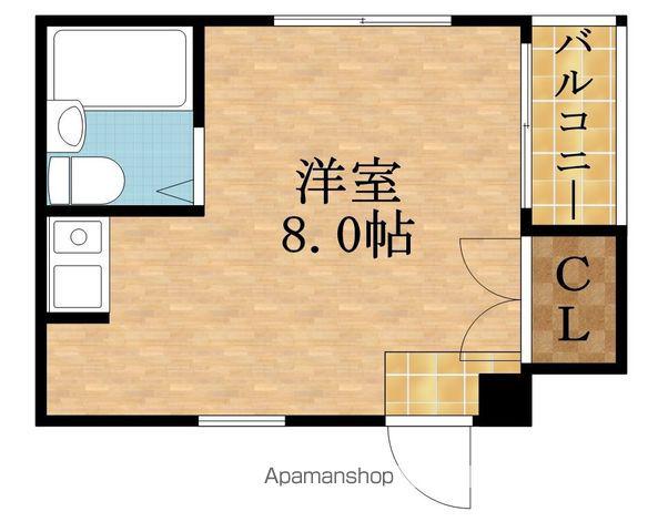 メゾンドリベルテ2(ワンルーム/3階)の間取り写真