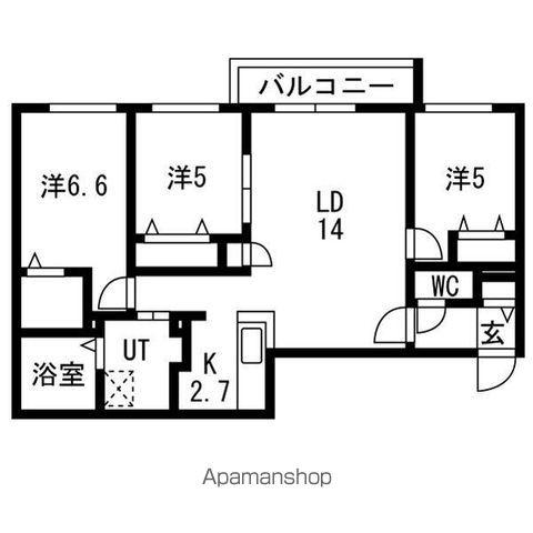 ステラ ポラーレ(3LDK/2階)の間取り写真