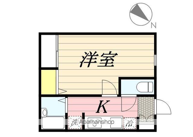 コスモコート(1K/2階)の間取り写真