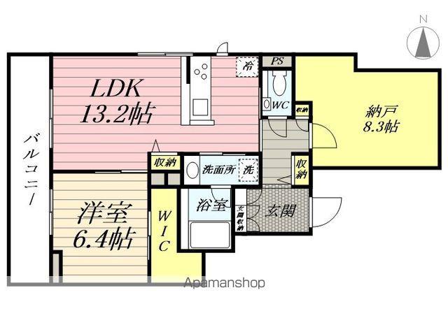 レフィシア(1SLDK/3階)の間取り写真