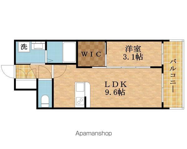 セレニテ東梅田アリエ(1LDK/14階)の間取り写真