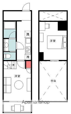 板橋マンション(1K/1階)の間取り写真