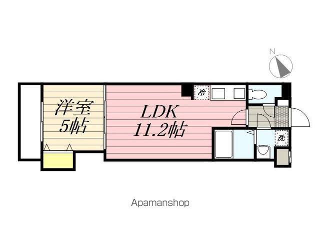 ALBION新検見川(1LDK/2階)の間取り写真