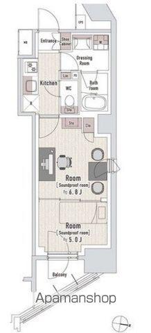 TRACK渋谷本町(2K/3階)の間取り写真