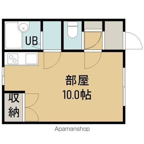 メゾンヤマフジ(ワンルーム/2階)の間取り写真