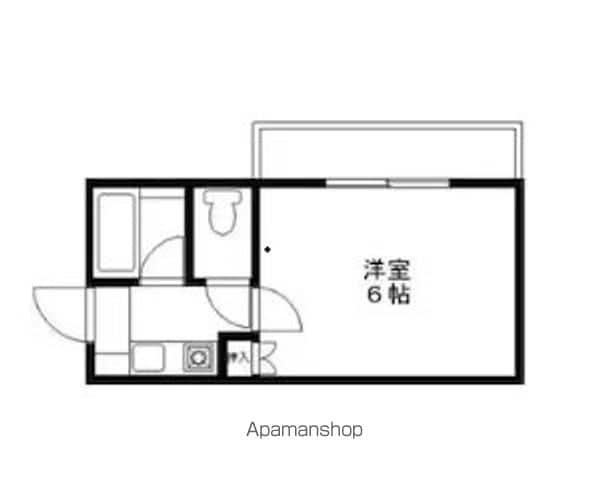 フレクション大工町(1K/1階)の間取り写真