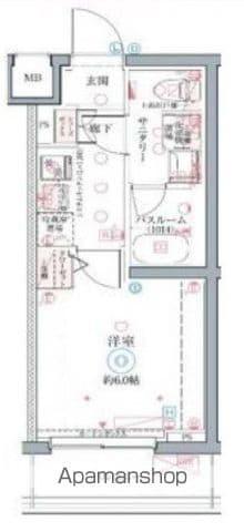 CREVISTA井荻(1K/1階)の間取り写真