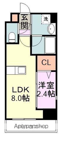 DAISY・CALDO(1LDK/2階)の間取り写真