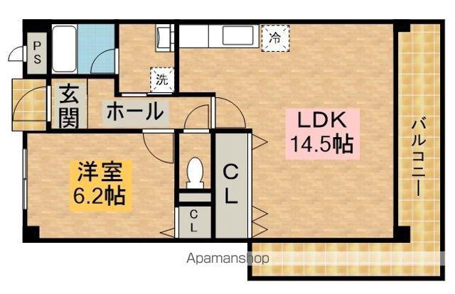 フローレンス泉(1LDK/3階)の間取り写真