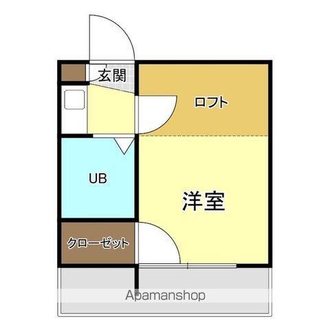 NK喜多山(1K/1階)の間取り写真