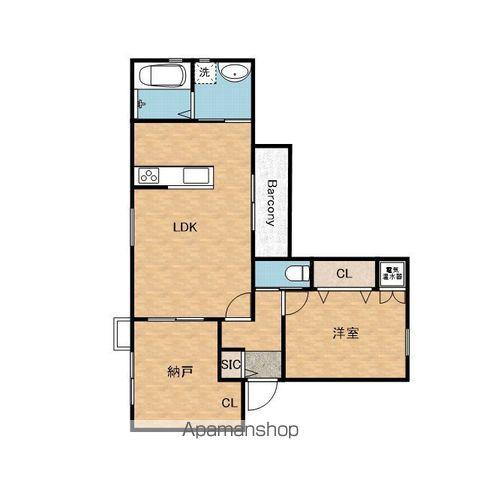 WATTIVO(2LDK/2階)の間取り写真