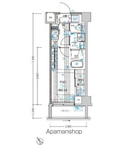 ブライズ鶴見本町通MAXIV(1K/5階)の間取り写真