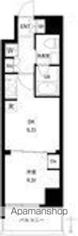 アーバンパーク日暮里Ⅱ(1DK/3階)の間取り写真