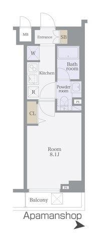 TOKIWADAI GRACE HILLS(1K/3階)の間取り写真