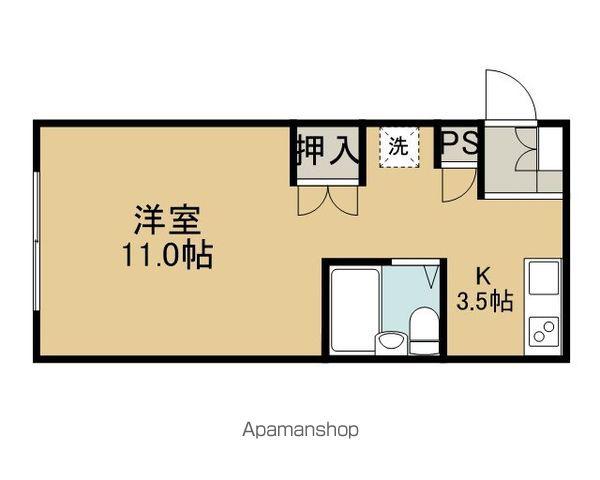 STハウス(1K/2階)の間取り写真